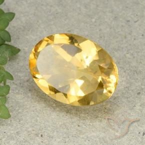 Citrino Laranja Dourada Natural 4.96ct, oval, VVS-VS