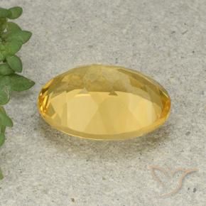 Citrino Dourado médio Natural 5.55ct, oval, VVS-VS