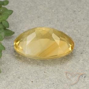 Citrino Laranja Dourada Natural 5.08ct, oval, VVS-VS