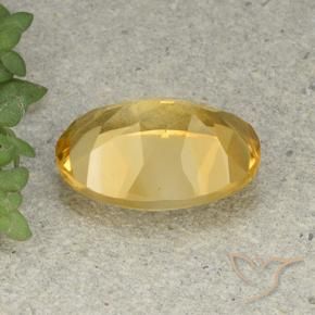 Citrino Laranja Dourada Natural 5.07ct, oval, VVS-VS