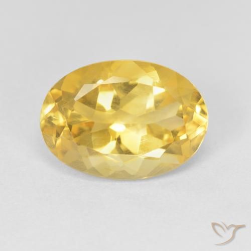 5.10ct Natural Dourado médio Citrino, oval, VVS-VS