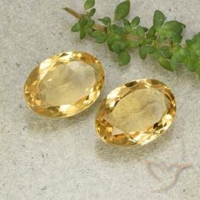 Pedras preciosas de Citrino Laranja Dourada natural de 9.75 ct, oval, VVS-VS