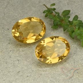 Pedras preciosas de Citrino Laranja Dourada natural de 8.97 ct, oval, VVS-VS