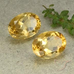 Pedras preciosas de Citrino Laranja Dourada natural de 11.28 ct, oval, VVS-VS