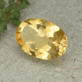 Citrino Laranja Dourada Natural 5.38ct, oval, VVS-VS