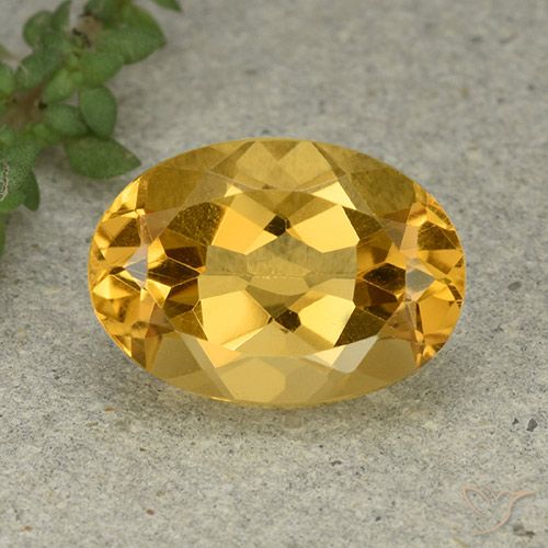 5.30ct Natural Dourado médio Citrino, oval, VVS-VS