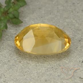 Citrino Dourado médio Natural 5.30ct, oval, VVS-VS
