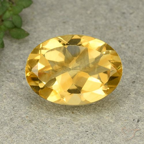 4.93ct Natural Laranja Dourada Citrino, oval, VVS-VS