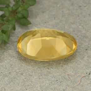 Citrino Laranja Dourada Natural 4.93ct, oval, VVS-VS