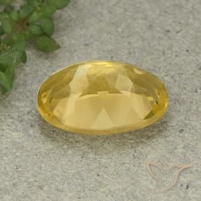 Citrino Dourado médio Natural 5.59ct, oval, VVS-VS