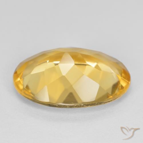 Citrino Dourado médio Natural 4.63ct, oval, VVS-VS