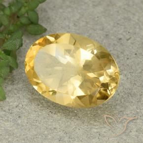 Citrino Laranja Dourada Natural 5.41ct, oval, VVS-VS