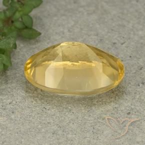 Citrino Laranja Dourada Natural 5.41ct, oval, VVS-VS