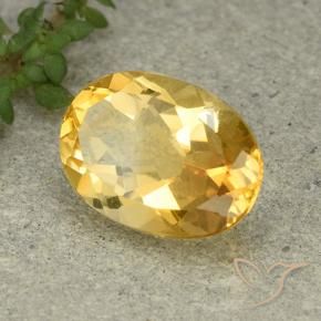 Citrino ouro médio Natural 5.04ct, oval, VVS-VS
