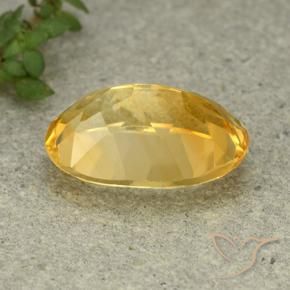 Citrino ouro médio Natural 5.04ct, oval, VVS-VS