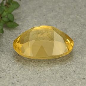 Citrino Amarelo Natural 5.13ct, Corte Oval, VVS-VS