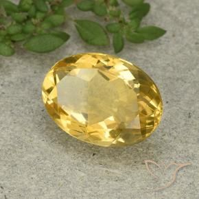 Citrino Laranja Dourada Natural 5.49ct, oval, VVS-VS