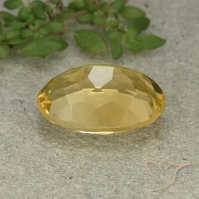 Citrino Laranja Dourada Natural 5.49ct, oval, VVS-VS