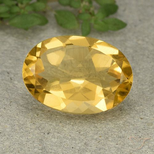 5.25ct Natural Dourado médio Citrino, oval, VVS-VS