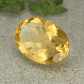 Citrino Dourado médio Natural 5.25ct, oval, VVS-VS