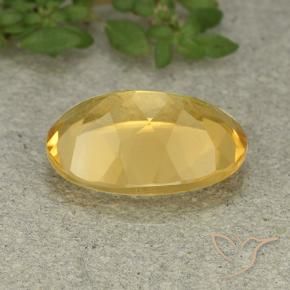 Citrino Dourado médio Natural 5.25ct, oval, VVS-VS