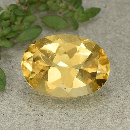 5.74ct Natural Dourado médio Citrino, oval, VVS-VS