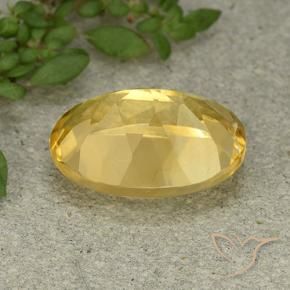 Citrino Dourado médio Natural 5.74ct, oval, VVS-VS