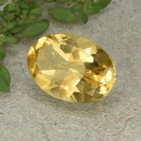 Citrino Laranja Dourada Natural 5.32ct, oval, VVS-VS