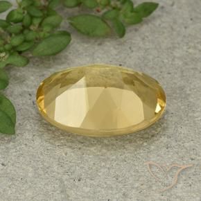 Citrino Laranja Dourada Natural 5.32ct, oval, VVS-VS