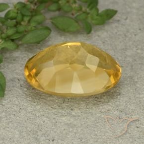 Citrino Laranja Dourada Natural 5.91ct, oval, VVS-VS