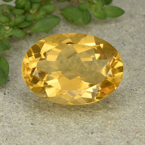 5.73ct Natural Dourado médio Citrino, oval, VVS