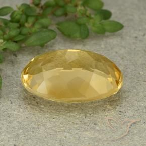 Citrino Dourado médio Natural 5.15ct, oval, VVS