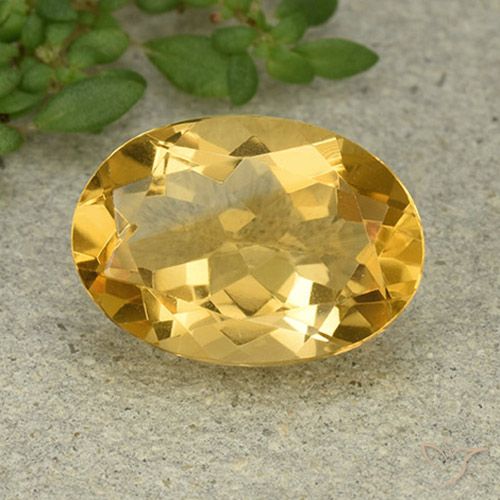 4.83ct Natural Dourado médio Citrino, oval, VVS
