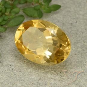 Citrino Laranja Dourada Natural 5.13ct, oval, VVS
