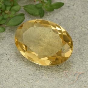 Citrino Laranja Dourada Natural 3.99ct, oval, VVS