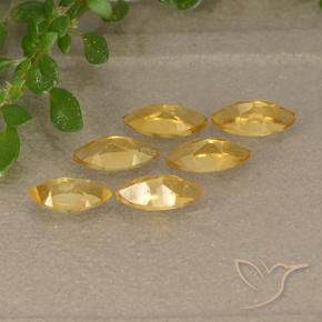 Pedras preciosas de Citrino Laranja Dourado Profundo natural de 1.33 ct, Marquesa, VS