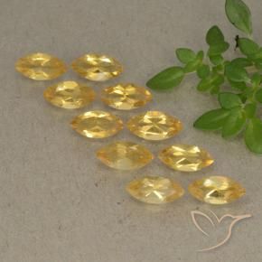 Pedras preciosas de Citrino Ouro natural de 2.17 ct, Marquesa, VVS-VS
