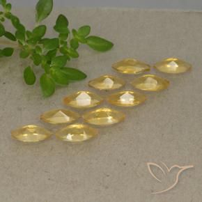 Pedras preciosas de Citrino Ouro natural de 2.17 ct, Marquesa, VVS-VS