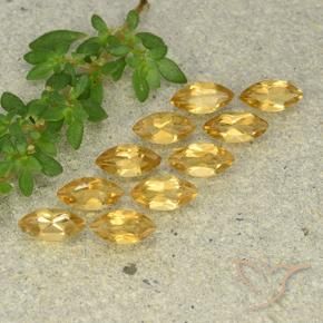 Pedras preciosas de Citrino Laranja Dourada natural de 2.13 ct, Marquesa, VVS-VS