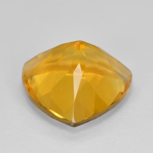 Citrino dourado natural 4,84ct, trillion, VVS