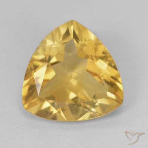 4.72ct Natural Ouro Citrino, Trilhão, VVS