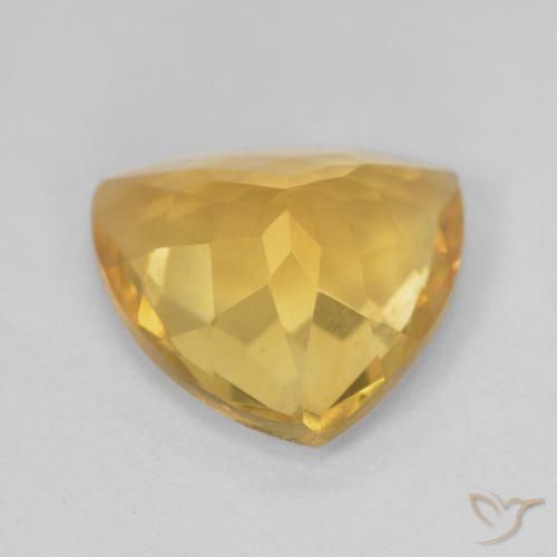 Citrino Ouro Natural 4.72ct, Trilhão, VVS
