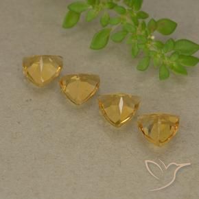 Pedras preciosas de Citrino Laranja Dourada natural de 2.52 ct, Trilhão, VVS-VS
