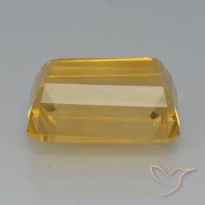 Citrino Dourado Escuro Natural 8.49ct, Corte Octógono / Esmeralda, VVS
