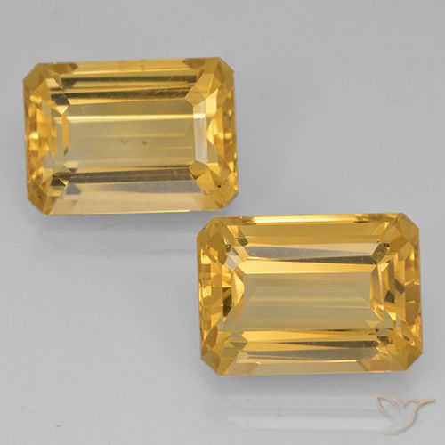 15.85ctw Natural Dourado Citrino, Corte Esmeralda, VVS