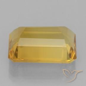 Citrino ouro médio Natural 7.18ct, Corte Octógono / Esmeralda, VVS