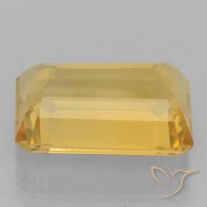 Citrino ouro brilhante Natural 7.40ct, Corte Octógono / Esmeralda, VVS