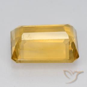 Citrino ouro brilhante Natural 7.50ct, Corte Octógono / Esmeralda, VVS-VS
