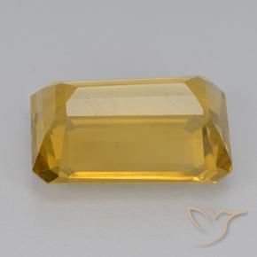 Citrino Dourado médio Natural 6.72ct, Corte Octógono / Esmeralda, VVS-VS