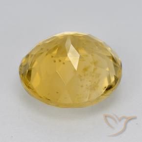 Citrino Dourado Natural 6.05ct, Redondo, VVS